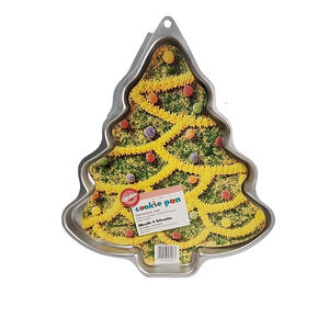 Wilton Treeliteful Aluminum Cake Pan 15.5" x 11.5" Christmas Tree 2105-6206 1999